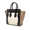 Secondhand Celine Micro Tricolor Nubuck and Calfskin Luggage Tote