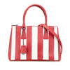 Prada Small Bicolor Saffiano Galleria Double Zip Satchel Secondhand