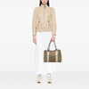Gucci Medium GG Canvas Bamboo Libeccio Tote Secondhand