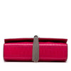 Saint Laurent Medium Croc Embossed Leather Kate Tassel Crossbody Secondhand