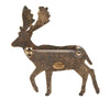 Chanel CC Gold Plated Faux Pearl Deer Brooch Secondhand