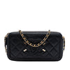 Chanel Caviar CC Filigree Clutch with Chain Secondhand
