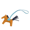 Hermès Milo Lambskin Grigri Rodeo Horse Bag Charm PM Secondhand