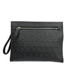 Ferragamo Embossed Leather Gancini Clutch Secondhand