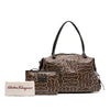 Ferragamo Gancini Coated Canvas Tote Secondhand