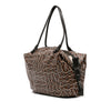 Ferragamo Gancini Coated Canvas Tote Secondhand