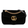 Gucci Medium GG Marmont Matelasse Velvet Shoulder Bag Secondhand