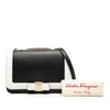 Ferragamo Bicolor Leather Vara Bow Crossbody Secondhand