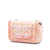 Secondhand Chanel Mini Rectangular Classic Tweed Sequin Braided Single Flap