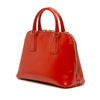 Prada Small Saffiano Vernice Promenade Satchel Secondhand