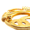 Chanel Gold Plated CC Brooch Secondhand