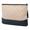 Chanel Medium Bicolor Quilted Aged Calfskin Gabrielle O Case Clutch Secondhand