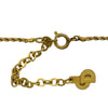 Dior Gold Plated CD Logo Pendant Necklace Secondhand