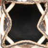 Secondhand Celine Small Triomphe Raffia Drawstring Bucket Bag