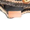 Secondhand Celine Small Triomphe Raffia Drawstring Bucket Bag