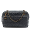 Chanel CC Quilted Iridescent Calfskin Whipstitch Camera Bag Secondhand
