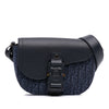 Dior Mini Oblique Canvas Saddle Buckle Messenger Bag Secondhand