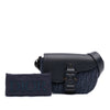 Dior Mini Oblique Canvas Saddle Buckle Messenger Bag Secondhand