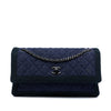Chanel CC Quilted Tweed Accordion Flap Secondhand
