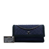 Chanel CC Quilted Tweed Accordion Flap Secondhand
