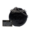 Chanel CC Patent Round As Earth Bag Secondhand