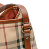 Burberry Small Suede Trimmed Haymarket Check Coated Canvas Canterbury Tote Secondhand