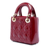 Dior Mini Patent Cannage Lady Dior Secondhand