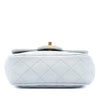Chanel Mini Square Grained Calfskin Chain Flap Secondhand