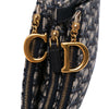 Dior Oblique Canvas Saddle Triple Zip Crossbody Secondhand