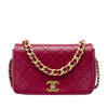 Secondhand Chanel Small Quilted Shiny Lambskin Fashion Therapy Flap