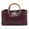 Gucci Medium Calfskin Bamboo Shopper Satchel Secondhand