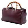 Gucci Medium Calfskin Bamboo Shopper Satchel Secondhand