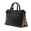 Burberry Medium Leather and House Check Banner Satchel Secondhand