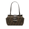 Fendi Zucca Canvas Bento Box Shoulder Bag Secondhand
