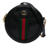 Gucci Mini Calfskin Web Ophidia Round Crossbody Secondhand