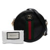Gucci Mini Calfskin Web Ophidia Round Crossbody Secondhand