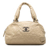 Chanel CC Quilted Aged Calfskin Coco Rider Bowling Bag Secondhand