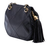 Chanel CC Quilted Lambskin Tassel Crossbody Secondhand