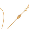 Louis Vuitton Gold Plated Essential V Necklace Secondhand