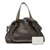 Chloé Small Pebbled Leather Paraty Satchel Secondhand