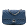 Chanel Mini Rectangular Classic Chevron Caviar Single Flap Secondhand
