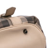 Burberry Smoke Check Coated Canvas Northfield Satchel Secondhand
