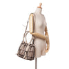 Burberry Smoke Check Coated Canvas Northfield Satchel Secondhand