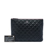 Secondhand Chanel Medium Quilted Lambskin O Case Clutch