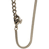 Chanel CC Gold Plated Resin Strass Faux Pearl Camellia Round Pendant Necklace Secondhand