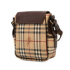 Burberry Haymarket Check Coated Canvas Flap Crossbody Secondhand