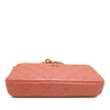Secondhand Chanel CC Quilted Caviar Double Zip Clutch With Chain