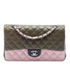 Chanel Medium Classic Tricolor Lambskin Double Flap Secondhand