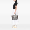 Prada Scamosciato and Canapa Twin Pocket Double Handle Satchel Secondhand