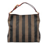Fendi Pequin Canvas Shoulder Bag Secondhand